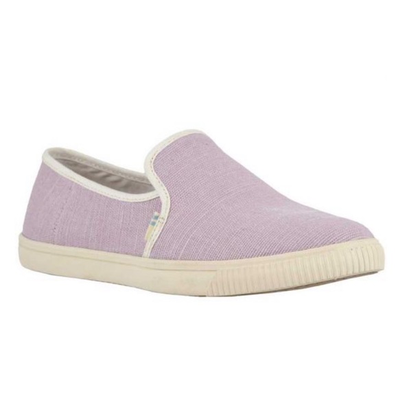Toms Shoes - TOMS Clemente Lilac slip on sneakers